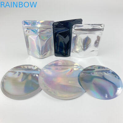 کیسه ایستاده 4 X 6 Mylar به شکل سفارشی با زیپ ضد کودک