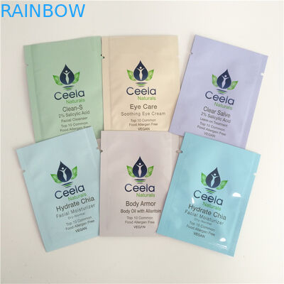 بسته بندی کیسه آرایشی کاغذی مینی کرافت با فویل خالی زیپ بسته بندی قرص قهوه قهوه