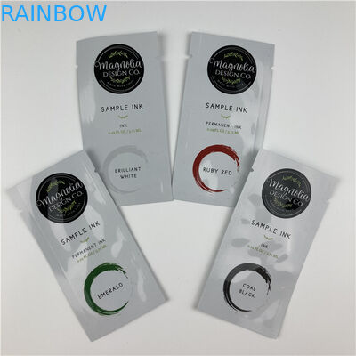 بسته بندی کیسه آرایشی کاغذی مینی کرافت با فویل خالی زیپ بسته بندی قرص قهوه قهوه