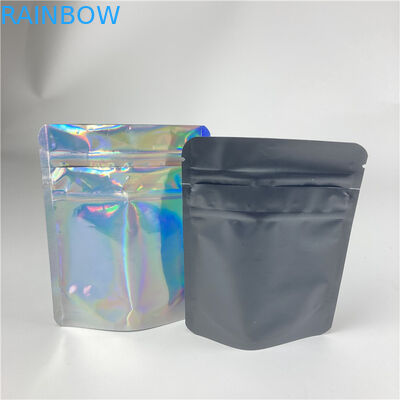 کیسه های پلاستیکی هولوگرام بسته بندی کیسه زیپ ایستاده ضد کودک