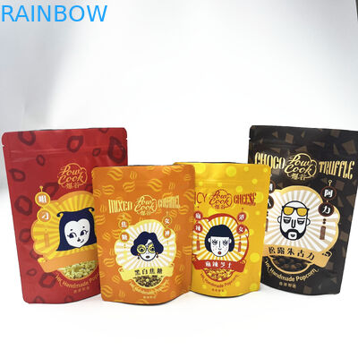 کیسه‌های بسته‌بندی زیپ‌لاک آلومینیومی مایلار ضد بو برای کوکی‌های خوراکی