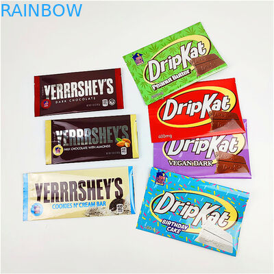 بسته بندی کیسه اسنک چاپ شده سفارشی Mylar Edibles برای نوار شکلات 400 میلی گرم