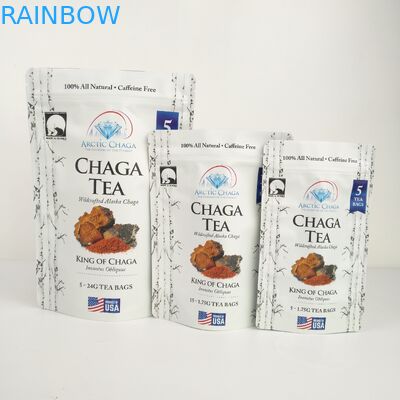 کیسه بسته بندی پلاستیکی چاپ گراور زیپ کیسه ایستاده کاغذ مایلار با لوگو