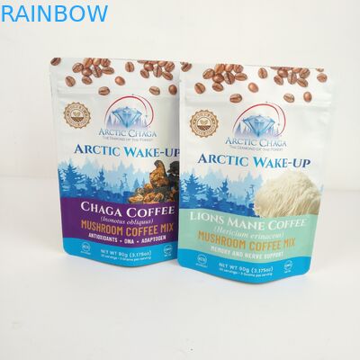 کیسه های ایستاده مایلار قهوه CBD 3.5 گرم پلاستیک PE 50 - ضخامت 200 میکرون