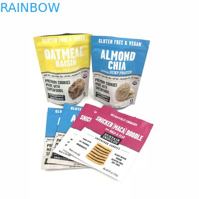 لوگوی سفارشی کیسه های ایستاده مایلار 3.5 گرمی برای بسته بندی دانه های قهوه کوکی های شاهدانه