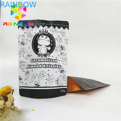 کیسه پایه مایلار قابل بازیافت 3.5 گرم برای بسته بندی دانه قهوه ادویه تنباکو