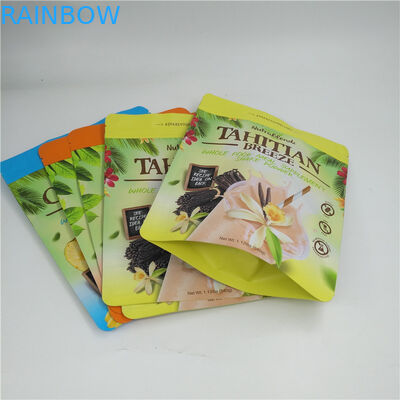 کیسه های پلاستیکی ایستاده قهوه کیسه های کنفی 3.5 گرمی مایلار با نشان