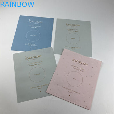 کیسه مسطح کیسه ای کمپوست پذیر PLA چاپ دیجیتال OEM قابل استفاده مجدد برای پدهای پاک کننده آرایش