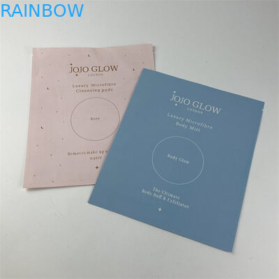 کیسه مسطح کیسه ای کمپوست پذیر PLA چاپ دیجیتال OEM قابل استفاده مجدد برای پدهای پاک کننده آرایش