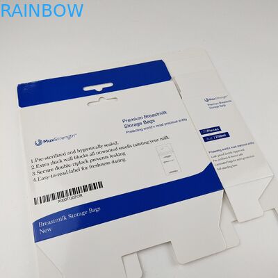 جعبه ذخیره سازی مقوایی 400 گرمی جعبه بسته بندی شیر مستطیلی سفارشی