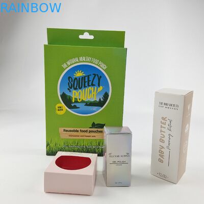 جعبه ذخیره سازی مقوایی 400 گرمی جعبه بسته بندی شیر مستطیلی سفارشی