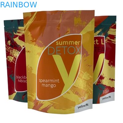 کیسه ایستاده زیپ ضد رطوبت برای بسته بندی قهوه چای