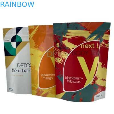 کیسه ایستاده زیپ ضد رطوبت برای بسته بندی قهوه چای