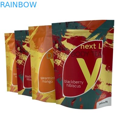 کیسه ایستاده زیپ ضد رطوبت برای بسته بندی قهوه چای