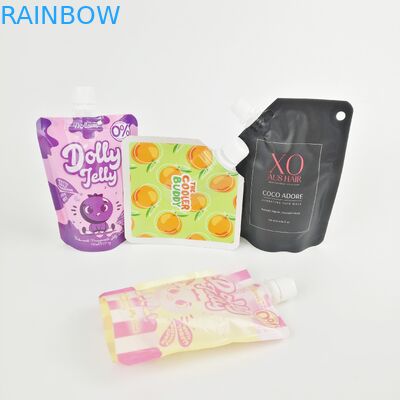 کیسه دهانه پلاستیکی انعطاف پذیر دوی پک مایع برای سس گوجه فرنگی / لوازم آرایشی