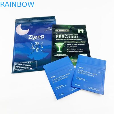 کیسه های کیسه خالی کاغذ کرافت فویل زیست تخریب پذیر نمونه های آرایشی کیسه سه طرفه مهر و موم شده