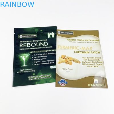 کیسه های کیسه خالی کاغذ کرافت فویل زیست تخریب پذیر نمونه های آرایشی کیسه سه طرفه مهر و موم شده