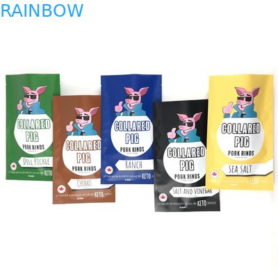 کیسه های ایستاده مایلار پلاستیکی شاهدانه برای بسته بندی کیسه مایلار مواد غذایی 35 گرمی سفارشی کنید