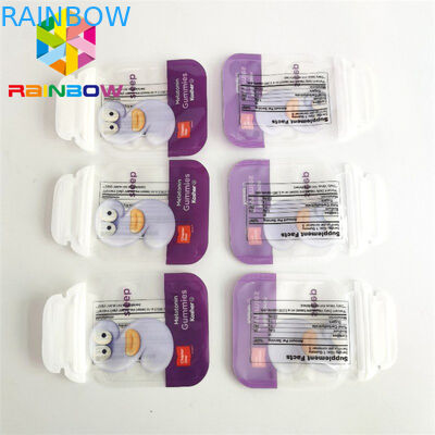 کیسه بسته بندی مواد غذایی خوراکی نرم لمسی 3.5 گرمی کیسه های مایلار دای کات شکل خاص کوکی