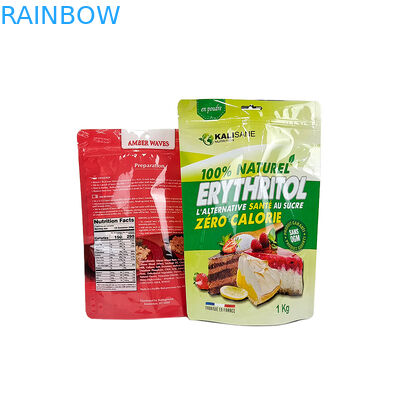 فویل سفید کیسه زیپ 3.5 گرمی ضد بو برای شیرینی شیرینی سفارشی درجه غذا