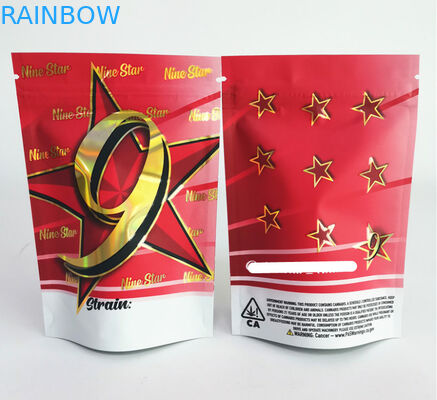 کیسه بسته بندی ماری جوانا CBD Weed 420 چاپ دیجیتال Doypack Die Cut عود گیاهی