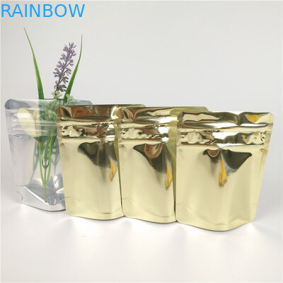 کیسه های بسته بندی کوکی های هولوگرافیک براق آلومینیومی کیسه های ایستاده 3.5 گرمی 7 گرمی