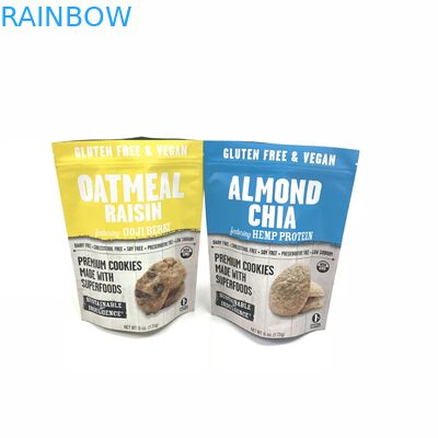 کیسه پلاستیکی 3.5 گرمی Candy CMYK Food ضد بو کیسه ایستاده آلومینیومی با زیپ