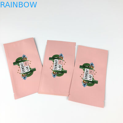 مرکز چاپ کیسه مایلار کیسه گل خشک شده صورتی حرارتی کیسه سه طرفه مهر و موم شده