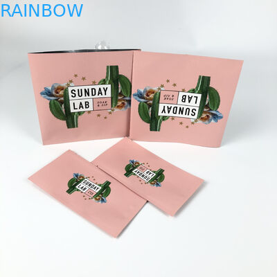 مرکز چاپ کیسه مایلار کیسه گل خشک شده صورتی حرارتی کیسه سه طرفه مهر و موم شده