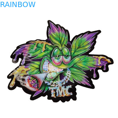 کیسه های مایلار 3.5 گرمی مهر و موم شده ضد بو با قالب سفارشی چاپ شده منحصر به فرد با قالب نامنظم شکل