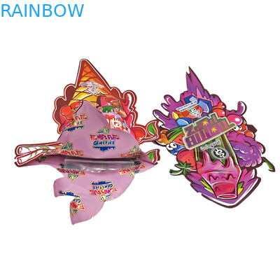 3.5 گرم 7 گرم شیرینی شیرینی با شکل خاص بسته بندی نامنظم کیسه های مایلار ضد بو