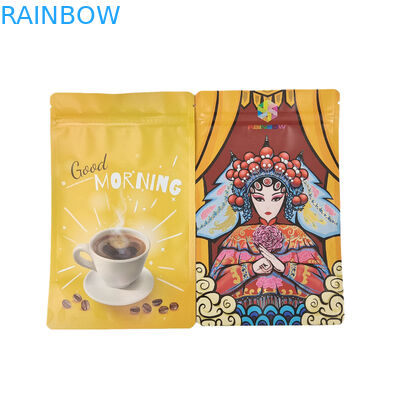 کیسه های پایه زیپ فویل آلومینیومی بسته بندی پلاستیکی خوراکی برای پودر پروتئین شیرینی اسنک