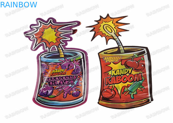 کیسه های مایلار اسنک مات لمسی نرم بسته بندی نامنظم 3.5 گرمی 7 گرمی 14 گرمی 28 گرمی دای کات