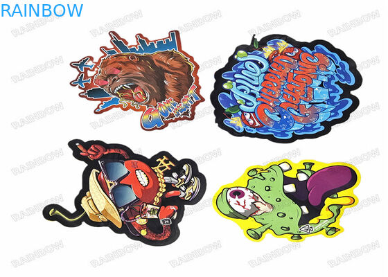 کیسه اسنک 3.5 گرمی Die Cut نامنظم بسته بندی کیسه های مایلار زیپلاک پلاستیکی مواد غذایی خاص