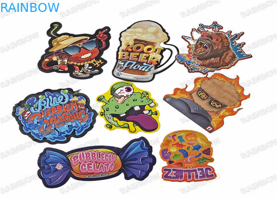 کیسه های خوراکی مایلار کیسه های پلاستیکی دای کات با کیسه های زیپلاک 3.5 گرمی شیرینی کوکی