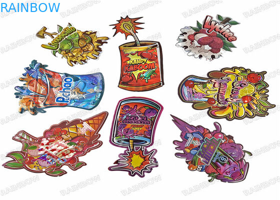 کیسه های خوراکی مایلار کیسه های پلاستیکی دای کات با کیسه های زیپلاک 3.5 گرمی شیرینی کوکی