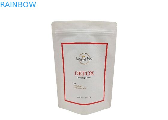 کیسه ایستاده فویل آلومینیومی چای کیسه زیپلاک فویل آلومینیومی ضد بو