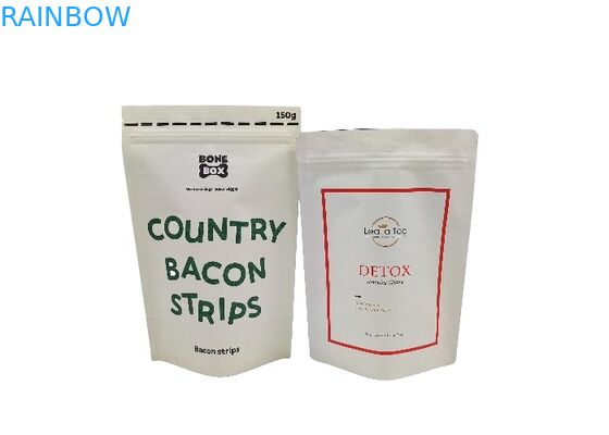 کیسه ایستاده فویل آلومینیومی چای کیسه زیپلاک فویل آلومینیومی ضد بو