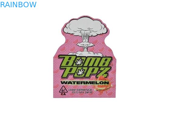 کیسه های پلاستیکی 3.5 گرمی هولوگرام مایلار زیپلاک ضد کودک دای کات با شکل خاص نامنظم