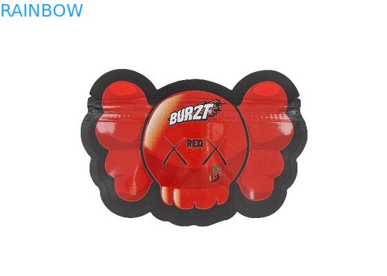 کیسه پلاستیکی ضد بو با لوگوی سفارشی چاپ شده 0.125 اونس کیسه مایلار خوراکی Ziplock