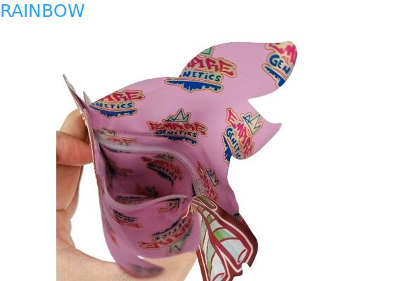 کیسه پلاستیکی ضد بو با لوگوی سفارشی چاپ شده 0.125 اونس کیسه مایلار خوراکی Ziplock