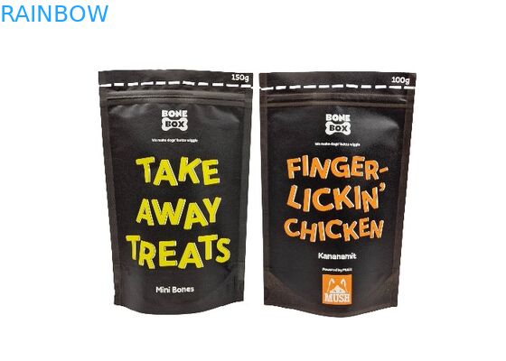 کیسه های ایستاده کاغذ کرافت زیست تخریب پذیر سفارشی کیسه های بسته بندی مواد غذایی ضد بو ضد بو