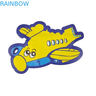 کیسه دای کات مایلار چاپ هولوگرافیک 3.5 گرمی 7 گرمی زیپلاک خاص با شکل نامنظم