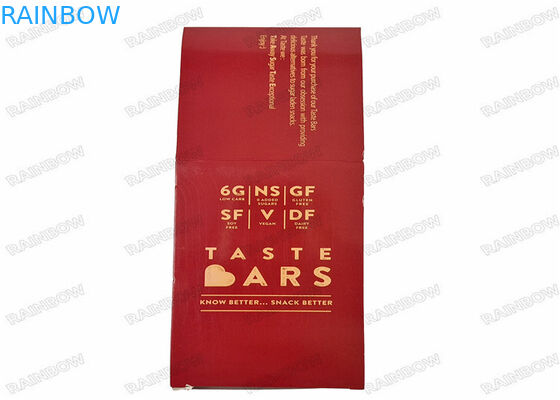 جعبه نمایش کاغذی بسته بندی محصولات غذایی با چاپ دو طرفه مات شینی