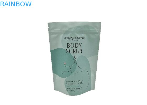 چاپ دیجیتالی کیف ایستاده سفارشی کیسه بسته بندی ضد آب برای پاک کردن بدن