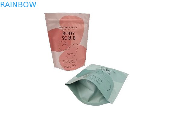 چاپ دیجیتالی کیف ایستاده سفارشی کیسه بسته بندی ضد آب برای پاک کردن بدن