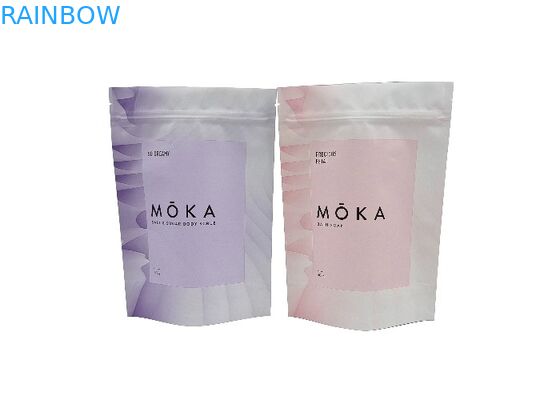 چاپ دیجیتالی کیف ایستاده سفارشی کیسه بسته بندی ضد آب برای پاک کردن بدن