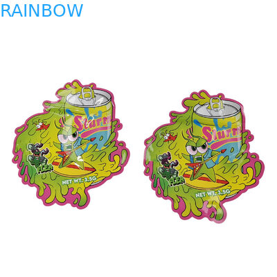 کیسه های چاپی دیجیتال با زیپ سفارشی 3.5g 7g 14g کیک های آلومینیومی