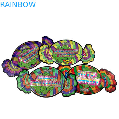 چاپ لوگو سفارشی 1/8 اونس کیسه های مایلار مقاوم در برابر کودکان 3.5 گرم کوکی های قابل خوردن قابل بازپرداخت گیمی کیسه خروج مایلار