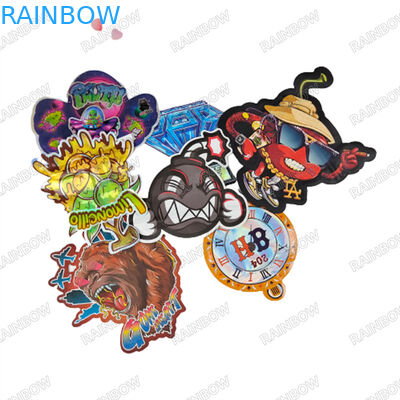 3.5g کیسه های برش مرموز سفارشی کیسه های زیپ ضد بوی کیسه های مایلار کیسه های زیپ ضد کودک کیسه های زیپ برای کوکی ها بسته بندی